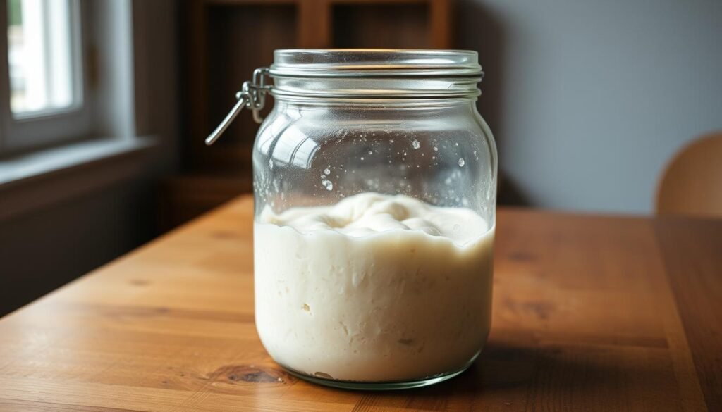 Aufbewahrung sauerteig